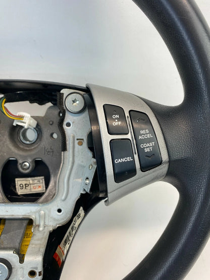 2006-2010 Hyundai Elantra Steering Wheel W/ Cruise Control Switch Black OEM