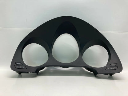 2004 05 2006 ACURA TL DASH INSTRUMENT CLUSTER SPEEDOMETER BEZEL TRIM INFO SWITCH