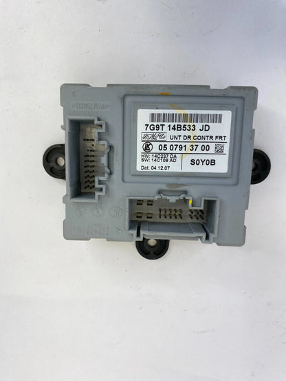 2009-2011 JAGUAR XF FRONT RIGHT SIDE DOOR CONTROL MODULE UNIT 7G9T14B533