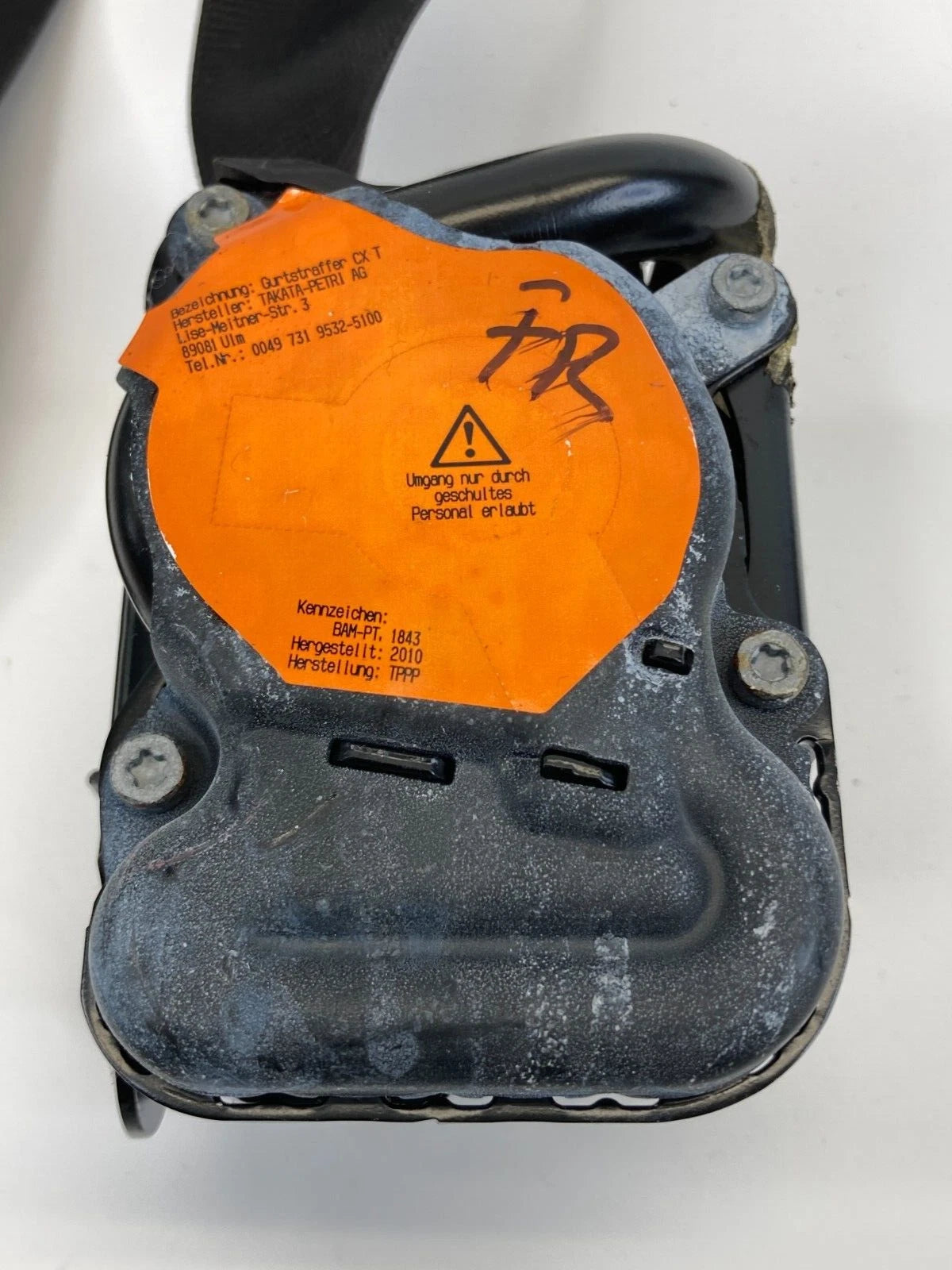 2011-2017 BMW X3 FRONT RIGHT PASSENGER SEAT BELT RETRACTOR 306961599001-AP OEM