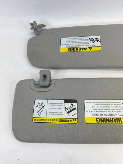 2013-2018 HYUNDAI SANTA FE SPORT SUN VISOR PAIR LH RH CLIPS ASSEMBLY OEM FACTORY