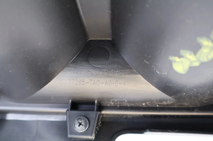 08-12 HONDA ACCORD CENTER CONSOLE SHIFTER BEZEL TRIM W CUP HOLDER OEM 77295TA0A0