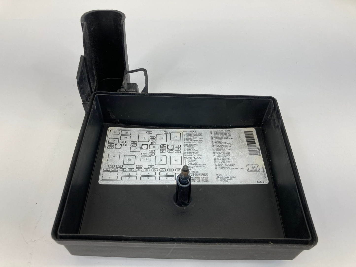1999-2004 Pontiac Grand Am 2.2L Engine Fuse Box Box Cover Lid Cap 15405390 OEM