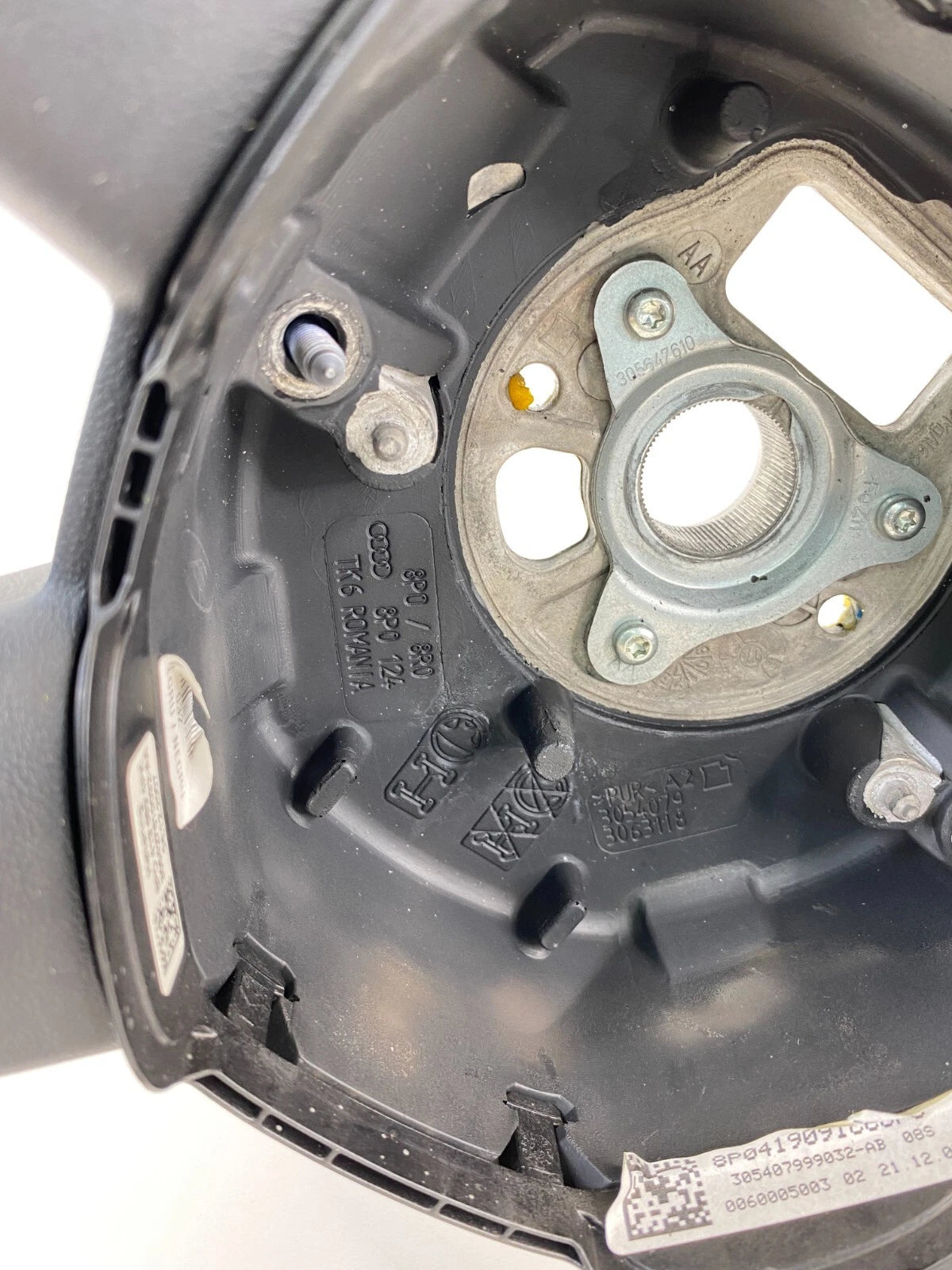 06-10 AUDI A3 BASE SPORTBACK STEERING WHEEL DRIVER SIDE 8P0-419-091-CC-6PS OEM