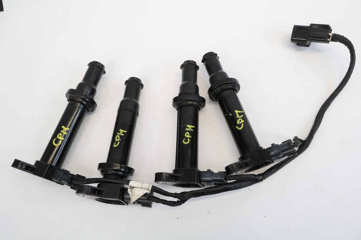 2006-2011 KIA RIO 06-11 KIA RIO5 1.6L L4 ENGINE IGNITION COIL SET OF 4 W/HARNESS