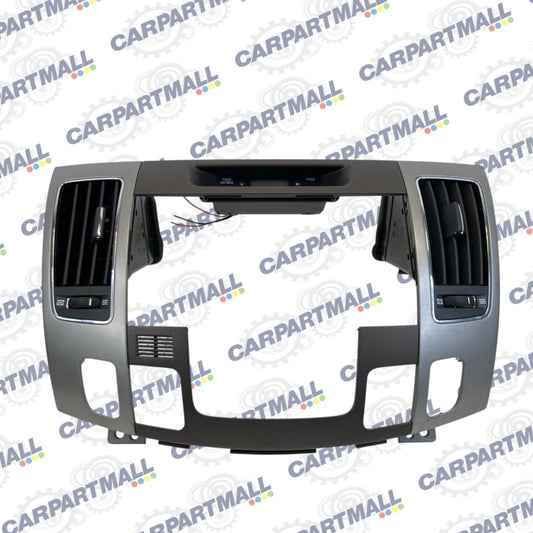 2009 2010 Hyundai Sonata Center Dash Radio Bezel W/ Air Vent Grille Duct OEM