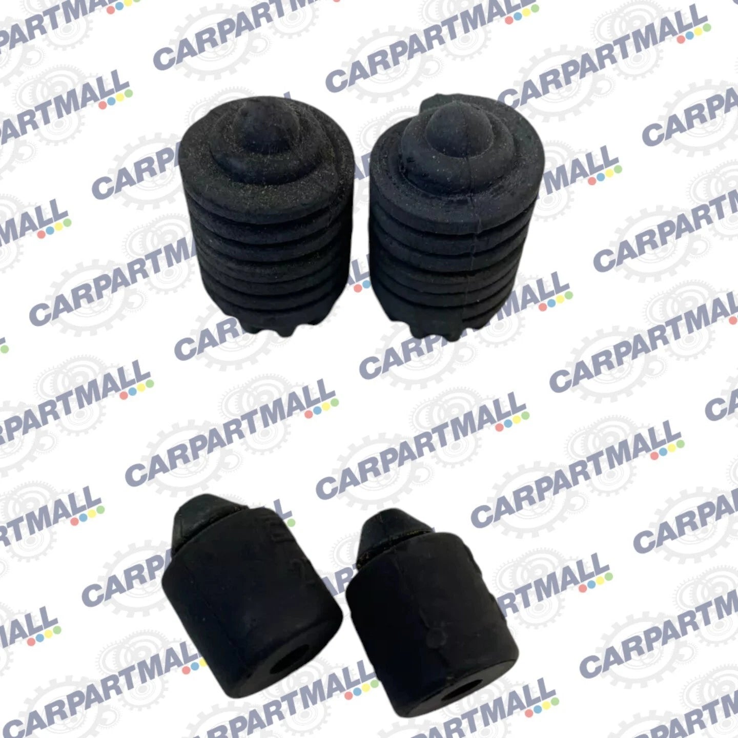 2004-2010 BMW X3 FRONT HOOD STOPPER ADJUSTMENT BOOT COVER RUBBER SET OF 4 OEM