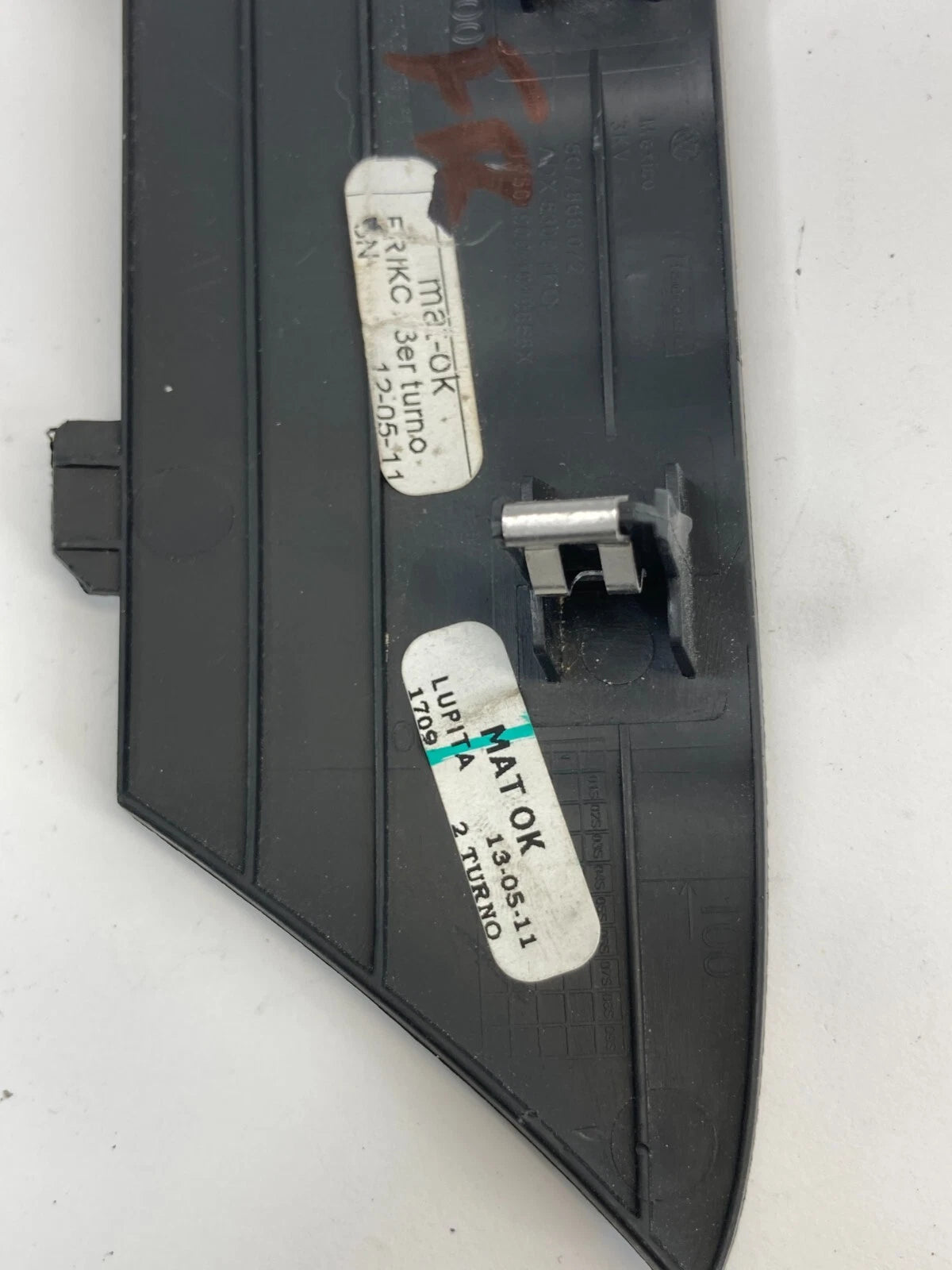 11-18 VOLKSWAGEN JETTA FRONT RIGHT SIDE DOOR PANEL HANDLE TRIM COVER 5C7868072