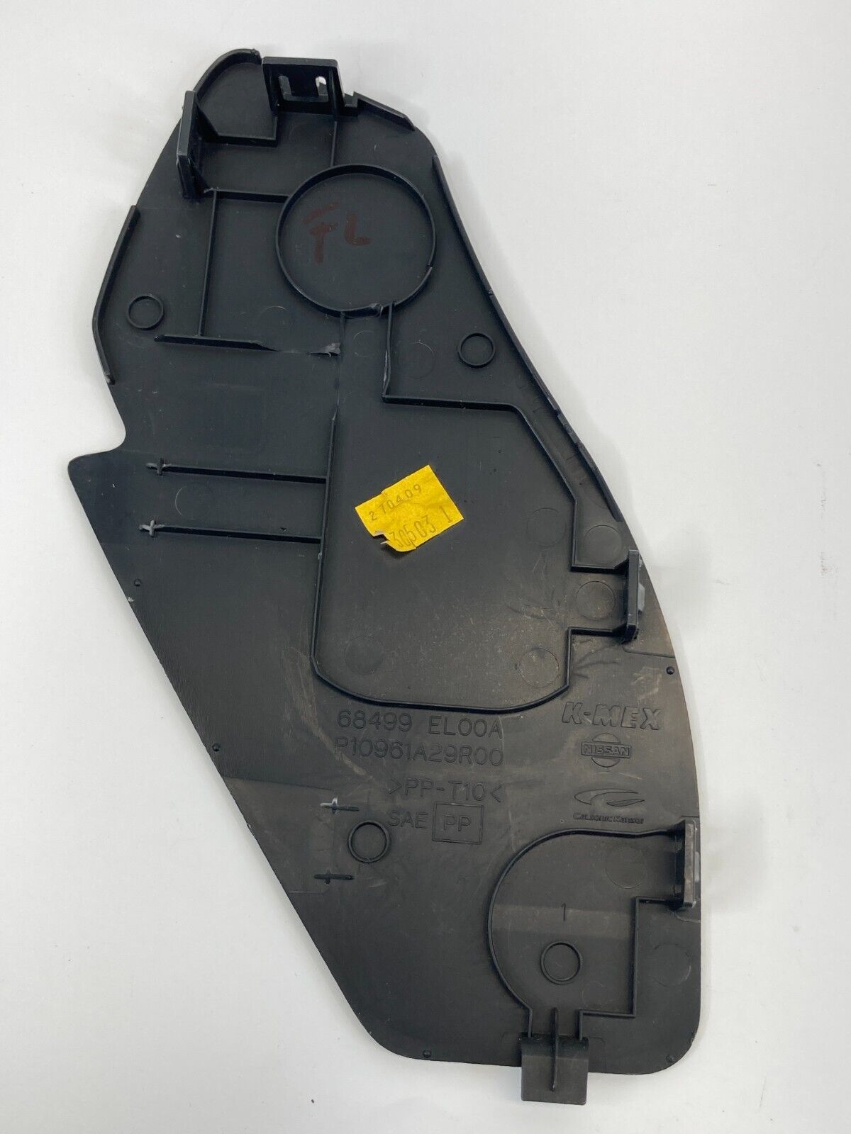 2007-2012 Nissan Versa Left Driver Side Dash End Cap Cover Trim 68499-EL00A OEM