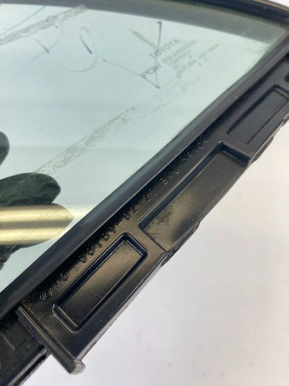 09-13 TOYOTA COROLLA REAR LEFT WINDOW VENT QUARTER GLASS FIXED OEM 68189-02120