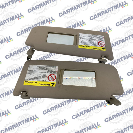 98-04 AUDI A6 SUNVISOR LEFT & RIGHT SUN VISOR SET CLOTH W/ HOMELINK 8E0010192T