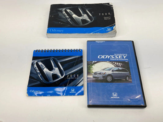 2006 06 HONDA ODYSSEY OWNERS MANUAL GUIDE BOOK INFORMATION SET OEM