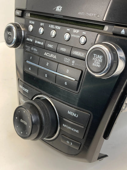 10-13 ACURA MDX DASH RADIO STEREO RECEIVER NAVIGATION PANEL W/ CLIMATE CONTROL