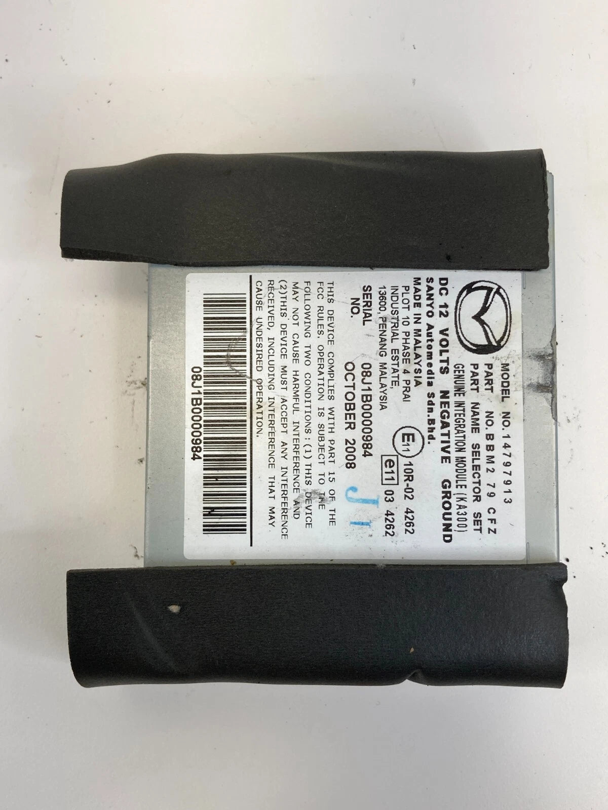 2010-2012 MAZDA CX-7 INTEGRATION MODULE ADAPTER FOR IPOD 14797913 BBM279CFZ OEM