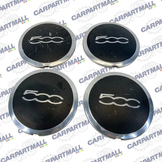 2012-2017 FIAT 500 WHEEL CENTER CAP HUBCAPS SET OF 4 68078419AC OEM