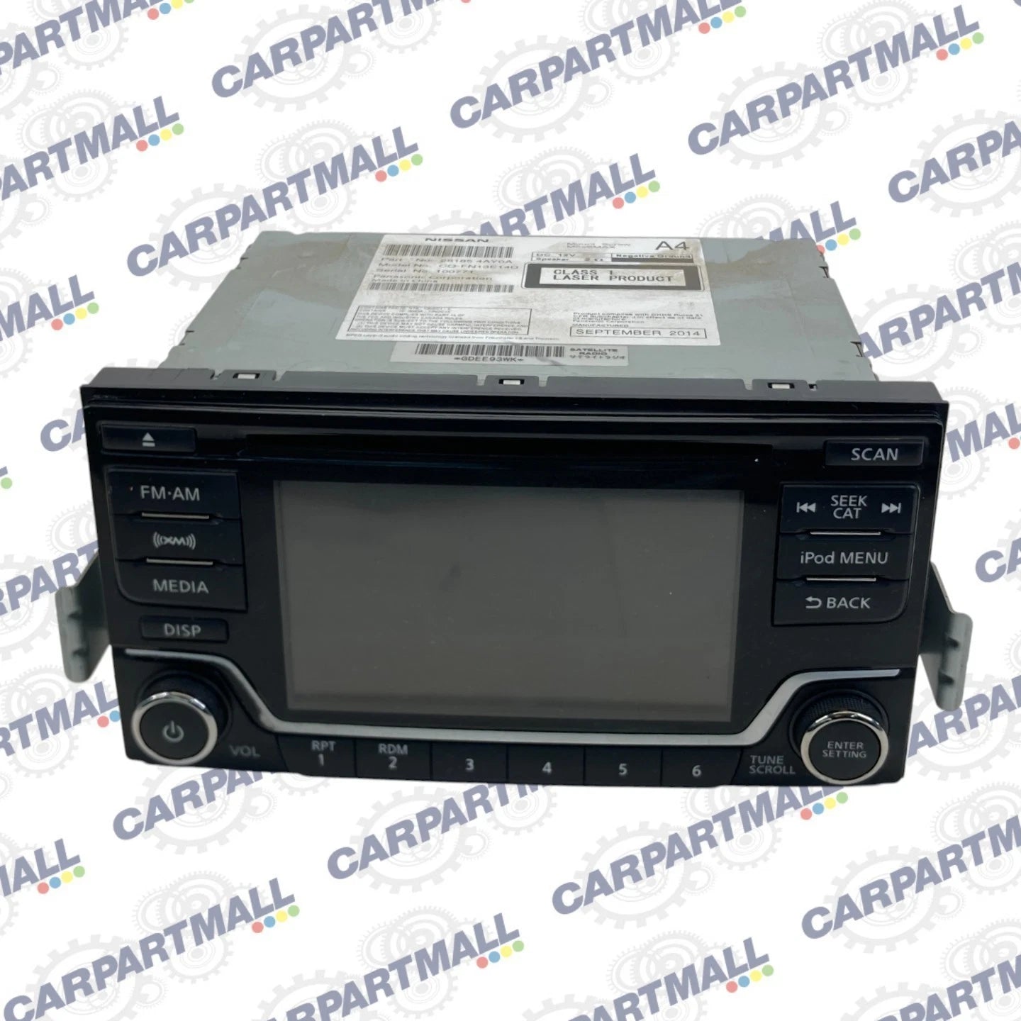 2015-2017 NISSAN QUEST AM FM RADIO STEREO UNIT 5 INCH SCREEN 28185-4AY0A OEM