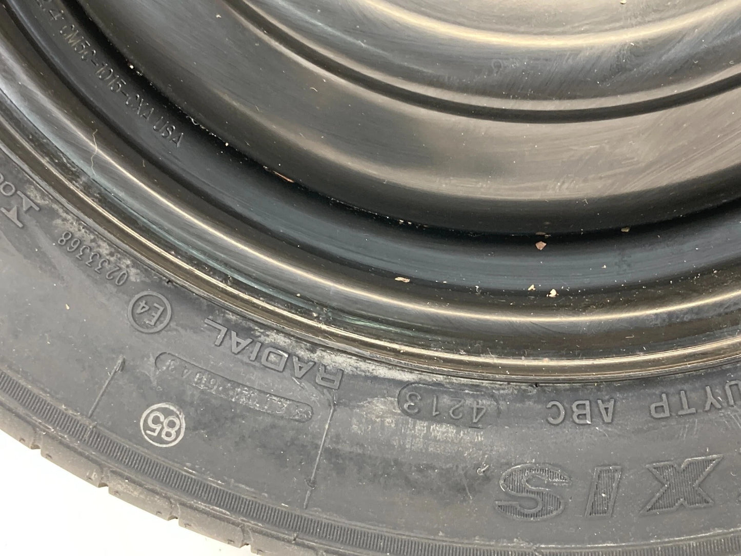 2012-2018 FORD FOCUS EMERGENCY SPARE TIRE WHEEL COMPACT DONUT T125/80 R16 OEM