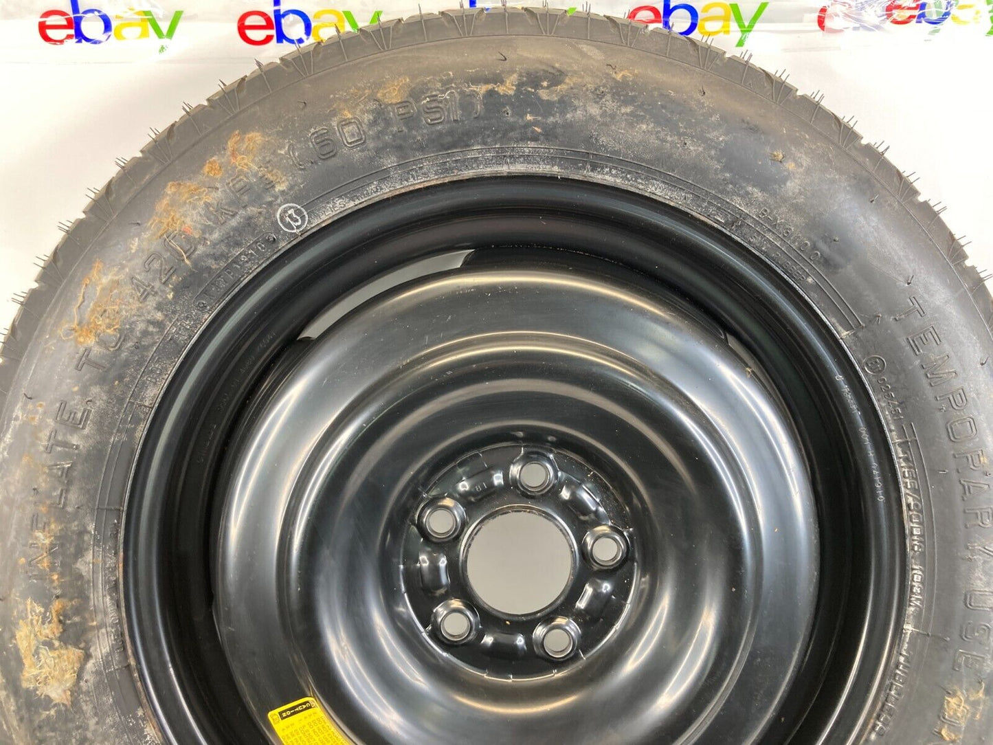 2007-2012 Mazda CX-7 Emergency Spare Tire & Rim Compat Donut T155/90D18 103M OEM