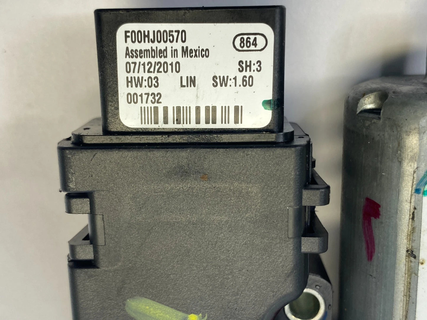 2011-2017 HONDA ODYSSEY SUNROOF MOON ROOF POWER MOTOR ASSEMBLY 6004-SA0-003 OEM