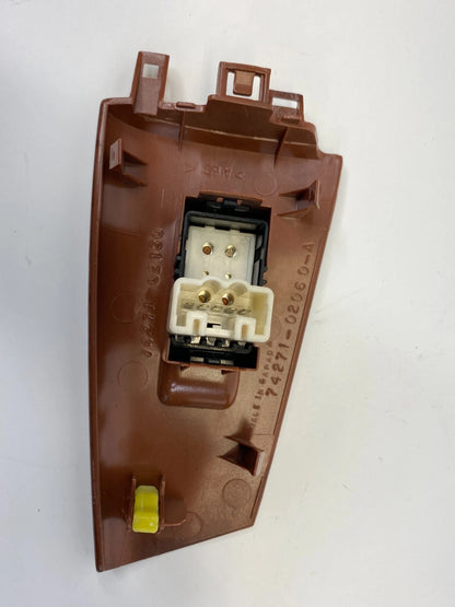 2003-2008 TOYOTA COROLLA REAR RIGHT DOOR WINDOW SWITCH W/ TRIM 74271-02130 OEM