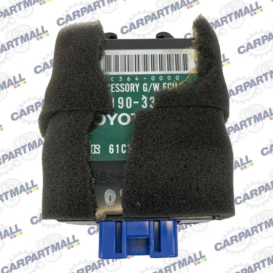 2007-2011 TOYOTA CAMRY ACCESSORY G/W CONTROL MODULE ECU 08190-33920