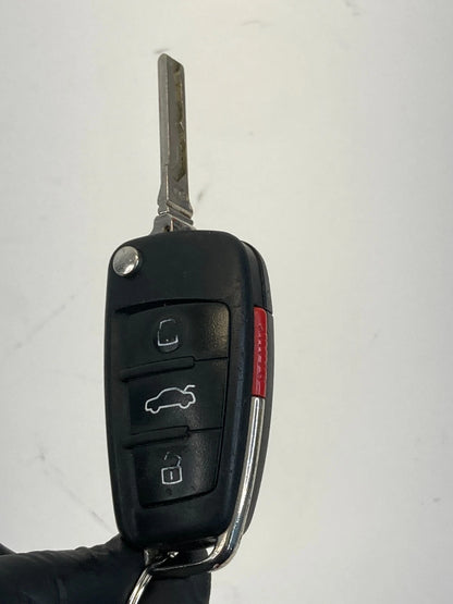 04-09 AUDI A4 QUATTRO IGNITION LOCK CYLINDER SWITCH HOUSING & KEYS 4B0905851 OEM