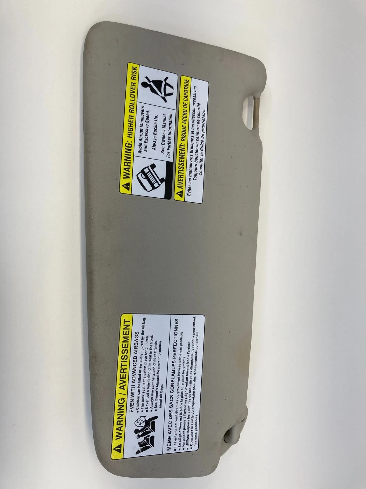 2008 LAND ROVER LR2 FRONT RIGHT PASSENGER FR RH SIDE SUNVISOR SUN VISOR OEM