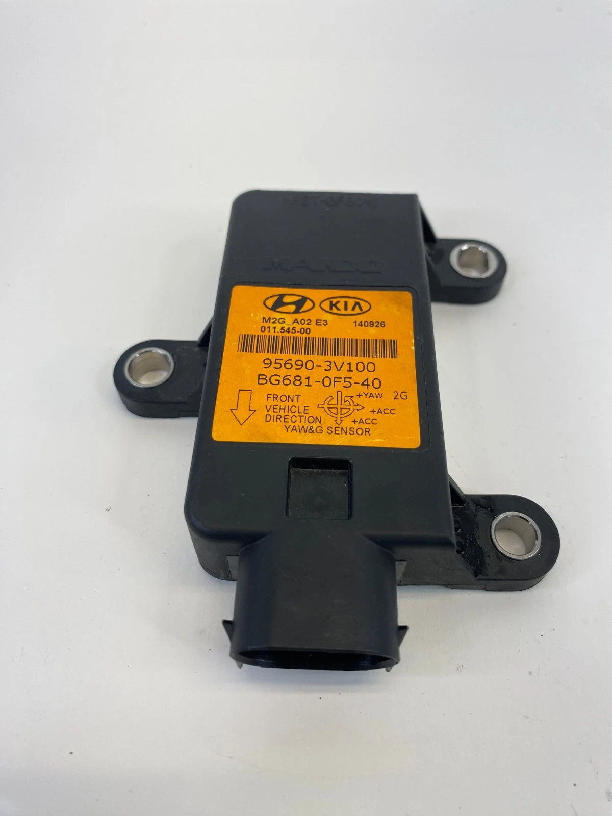 2011-2015 KIA OPTIMA 2.4L YAW RATE STABILITY SENSOR MODULE 95690-3V100 OEM