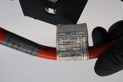 11-16 BMW 528i REAR POSITIVE BATTERY CABLE TERMINAL MODULE FUSE BOX 9240490 OEM