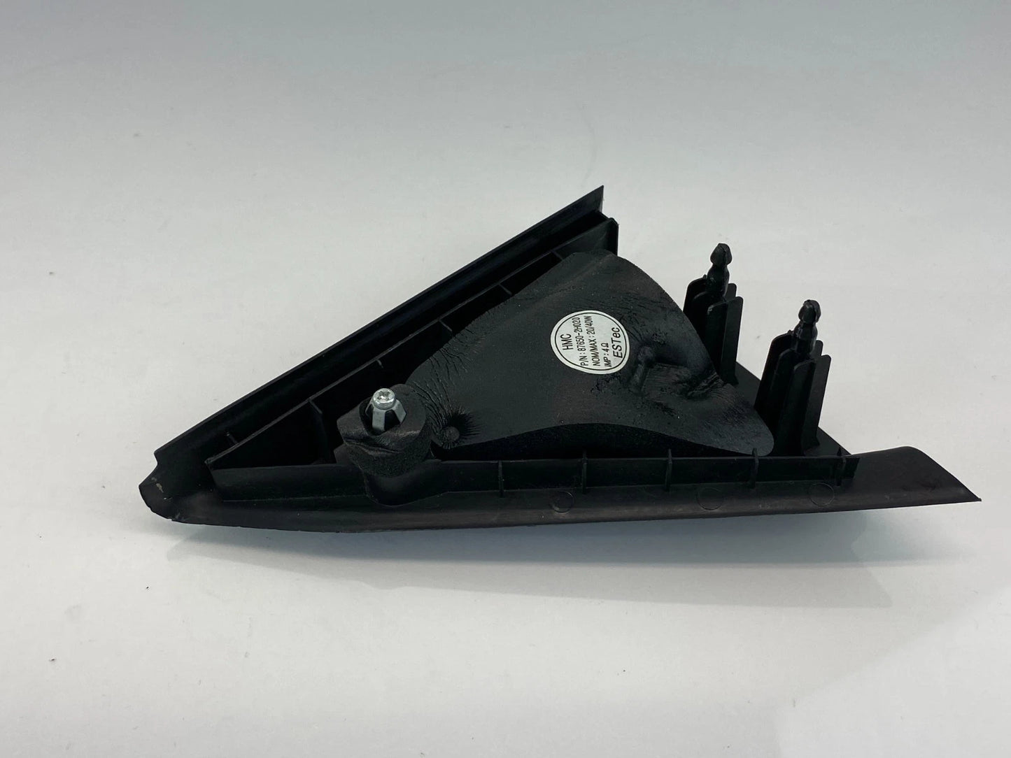 07-10 HYUNDAI ELANTRA FRONT LEFT DOOR MIRROR COVER CORNER TRIM BEZEL 87650-2H020