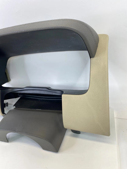 07-10 LINCOLN MKX DASH CLUSTER BEZEL W/ UPPER STEERING COLUMN COVER TRIM OEM