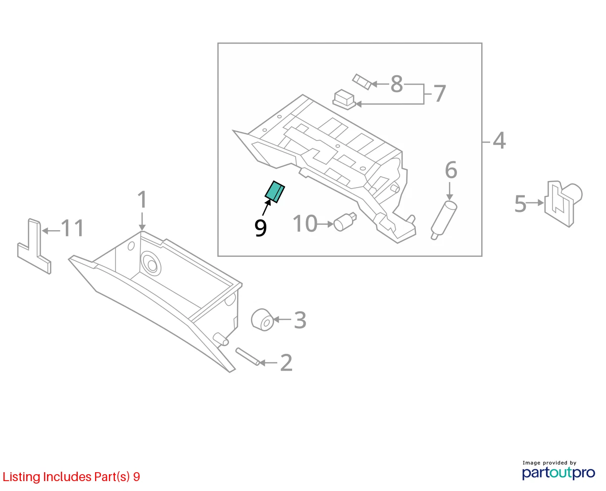 2006-2017 HYUNDAI AZERA TRUNK LID OPENER ON OFF LOCK SWITCH 9355037000 OEM