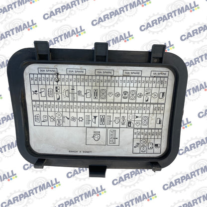 2002-2008 Mini Cooper Interior Passenger Footwell Fuse Box Lid Cover 8384534 OEM