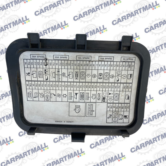 2002-2008 Mini Cooper Interior Passenger Footwell Fuse Box Lid Cover 8384534 OEM