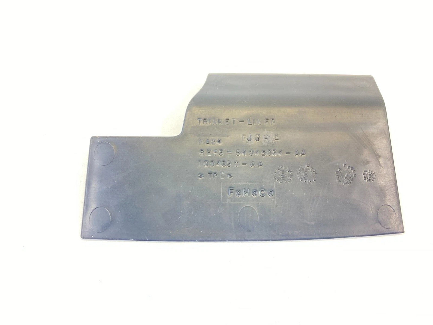 2006-2012 FORD FUSION CENTER RUBBER MAT TRINKET LINER INSERT 6E53-54045G34-AA