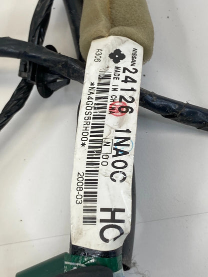 2007 2008 INFINITI G35 SEDAN REAR LEFT DOOR HARNESS WIRING WIRE 24126-1NA0C OEM