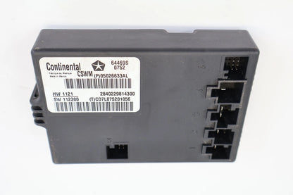 2011-2013 JEEP GRAND CHEROKEE FRONT HEADTED SEAT CONTROL MODULE UNIT 05026633AL