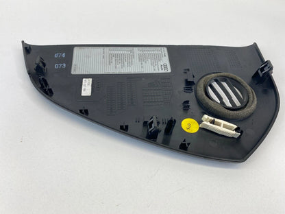 2007-2011 AUDI A6 QUATTRO S6 INSTRUMENT PANEL DASH RIGHT SIDE END CAP COVER OEM