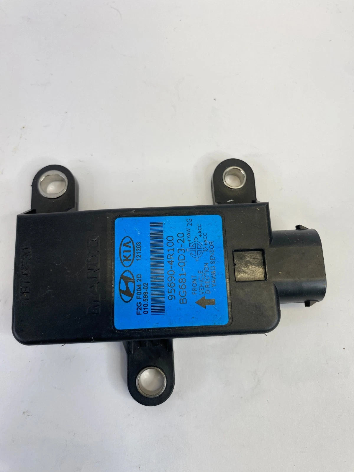 08-14 HYUNDAI SONATA 2.4L HYBRID YAW & G RATE SENSOR MODULE UNIT 95690-4R100