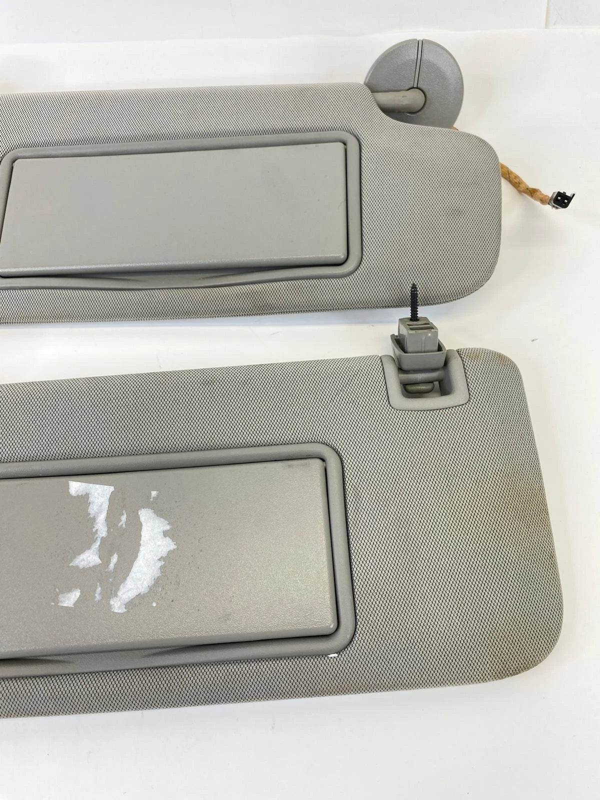 13-19 CADILLAC ATS CTS SDN SUNVISOR SUN VISOR LH RH SET W/ CLIPS OEM