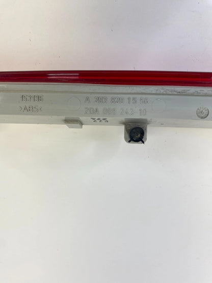 2001-2005 MERCEDES C240 WAGON REAR TRUNK 3RD THIRD BRAKE LIGHT OEM A2038201556