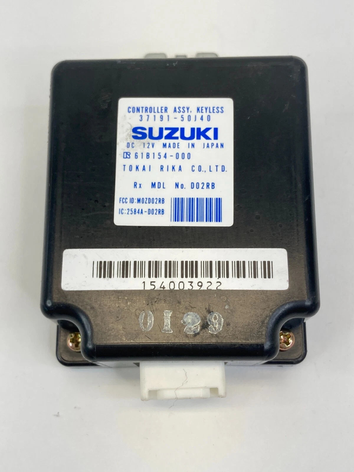 2003 SUZUKI GRAND VITARA 4WD KEYLESS ENTRY LOCKING CONTROL MODULE 37191-50J40