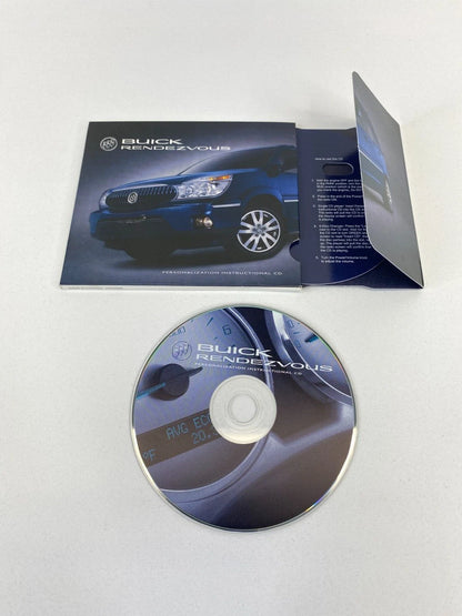 2005 BUICK RENDEZVOUS OWNERS MANUAL WARRANTY BOOK W/ CASE & CD