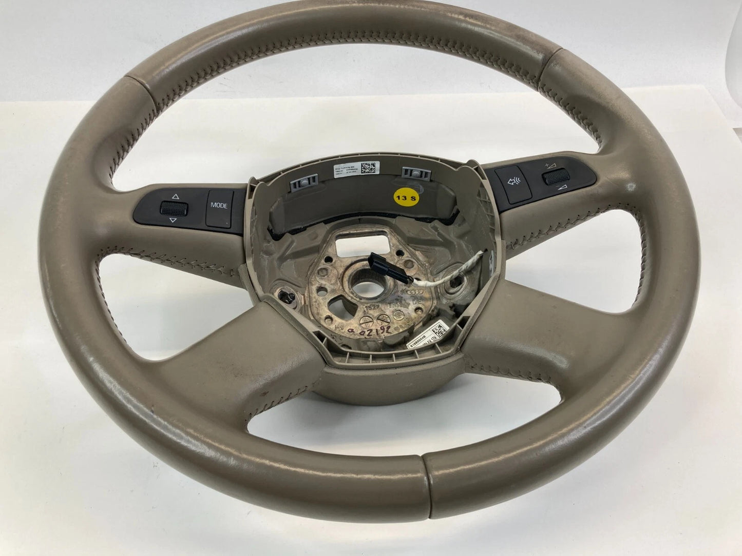 2006-2011 AUDI A6 STEERING WHEEL W/ CONTROLS SWITCH ASSEMBLY 4E0-419-091-AH OEM