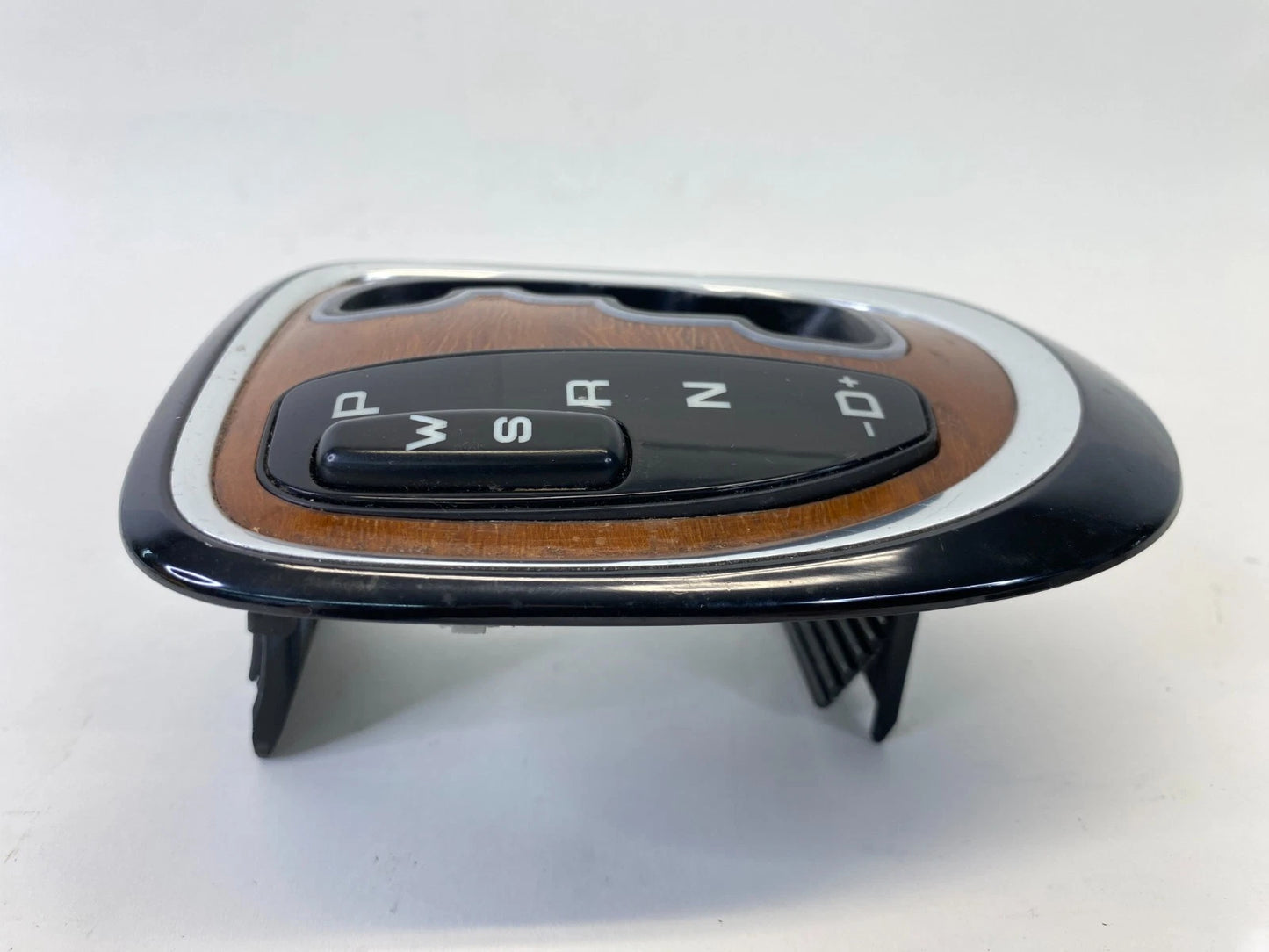 2000-2006 MERCEDES S430 SHIFTER BEZEL WOOD TRIM W/ W-S SWITCH OEM E95-500-44