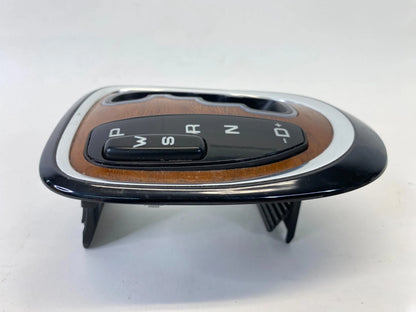 2000-2006 MERCEDES S430 SHIFTER BEZEL WOOD TRIM W/ W-S SWITCH OEM E95-500-44