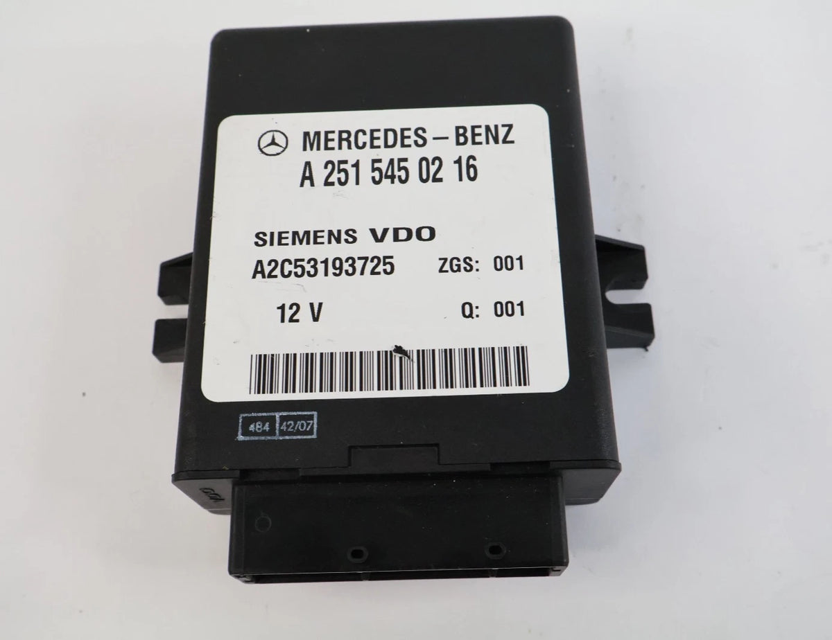 2006-2012 MERCEDES R350 REAR AIR SUSPENSION AIRMATIC CONTROL MODULE 2515450216