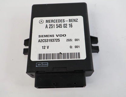 2006-2012 MERCEDES R350 REAR AIR SUSPENSION AIRMATIC CONTROL MODULE 2515450216