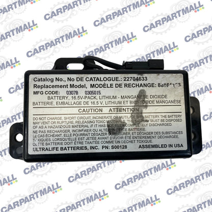 2006-2013 CHEVROLET IMPALA BACKUP VEHICLE BATTERY KIT CONTROL MODULE 88861186