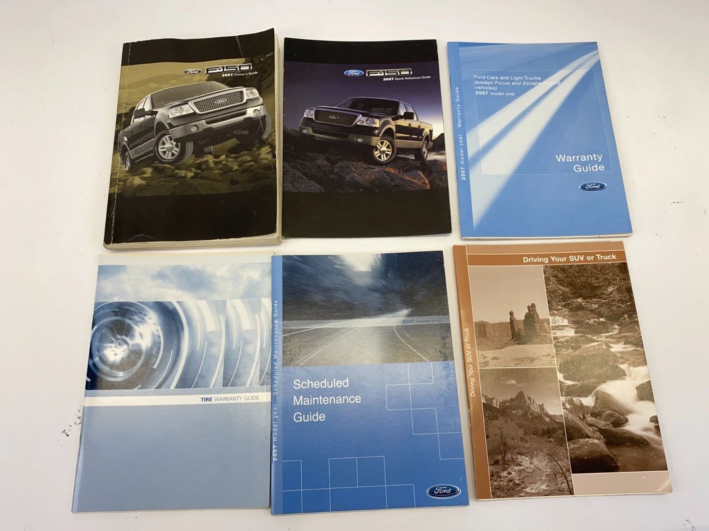 2007 FORD F-150 FX4 CREW CAB OWNERS MANUAL WARRANTY GUIDE SET W/ CASE OEM